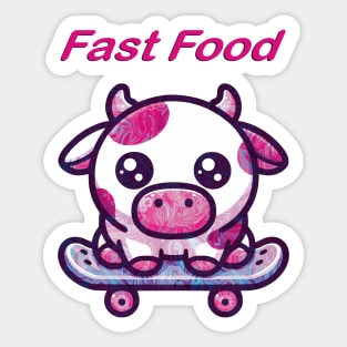 Fast Food Sticker